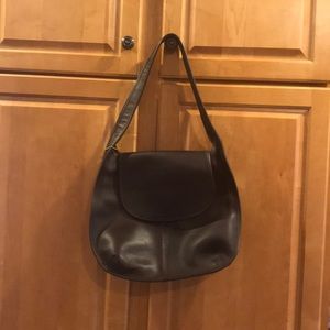 Brown Leather Coach Bag
